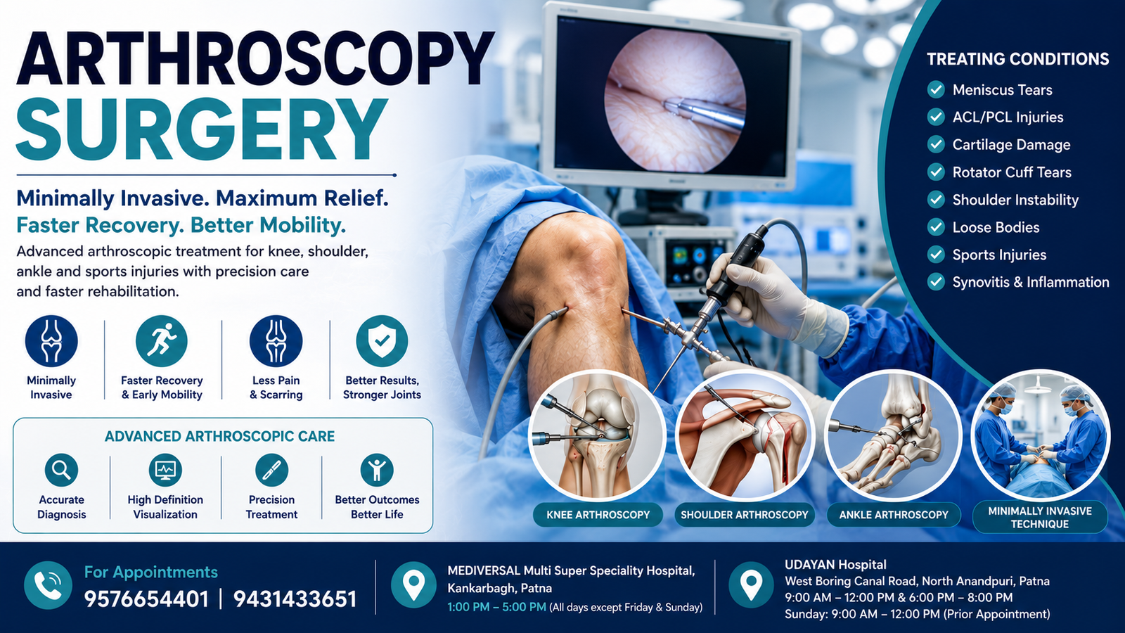 Arthroscopy Surgery in Patna Dr. Ramit Gunjan