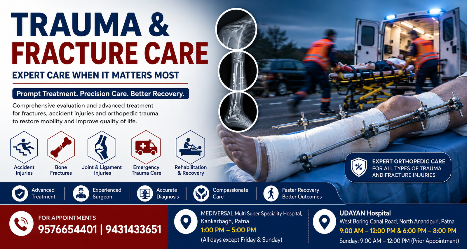 trauma & fracture case.